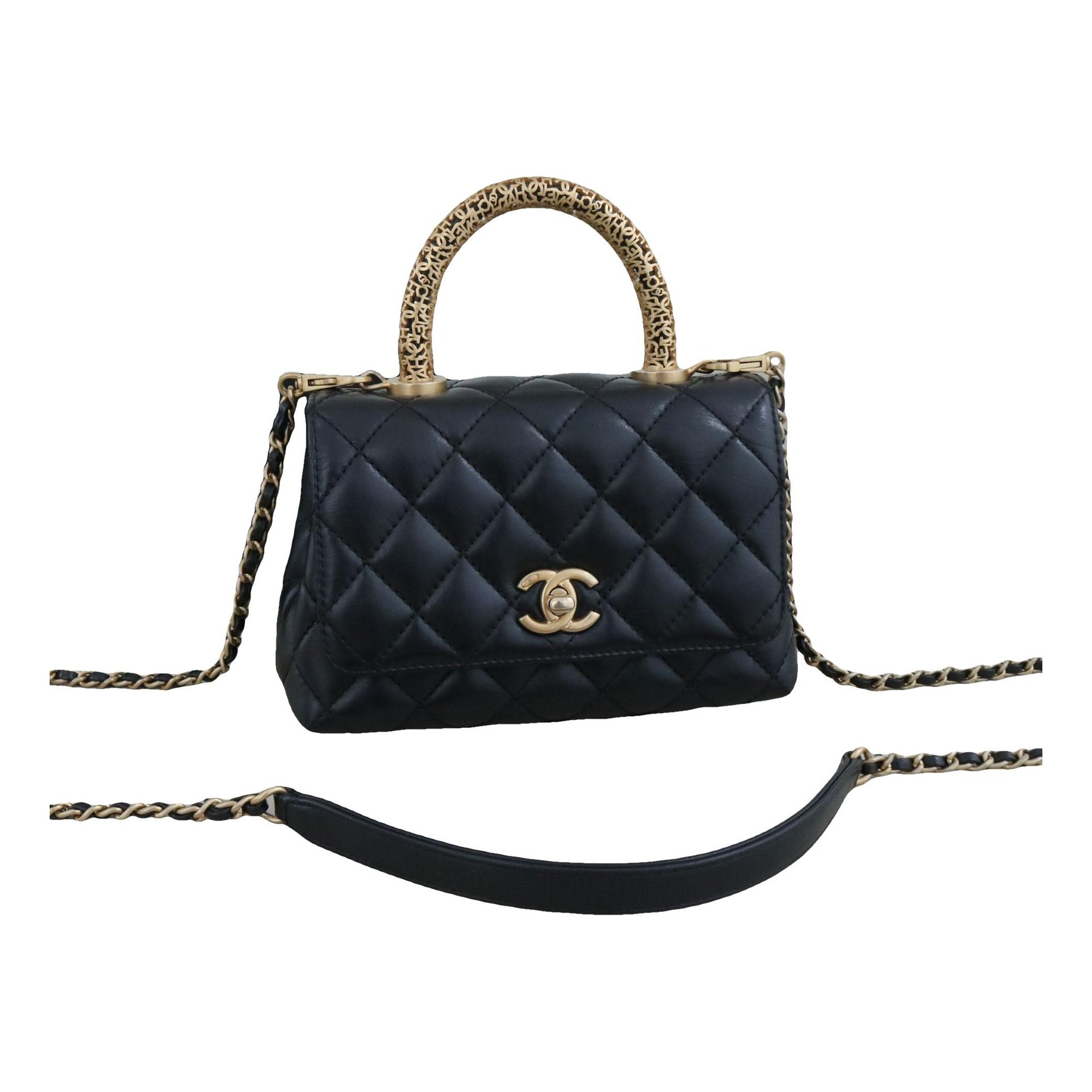 Coco Handle leather handbag