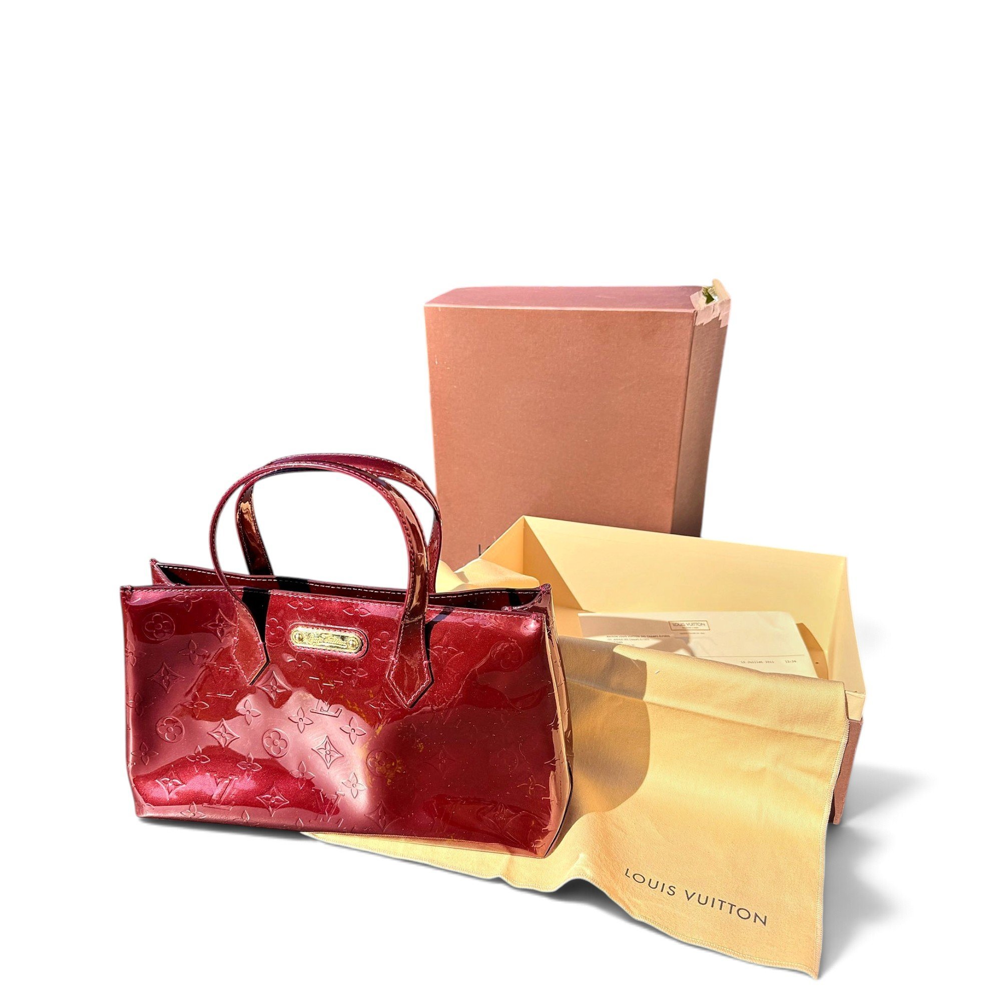 Wilshire patent leather tote