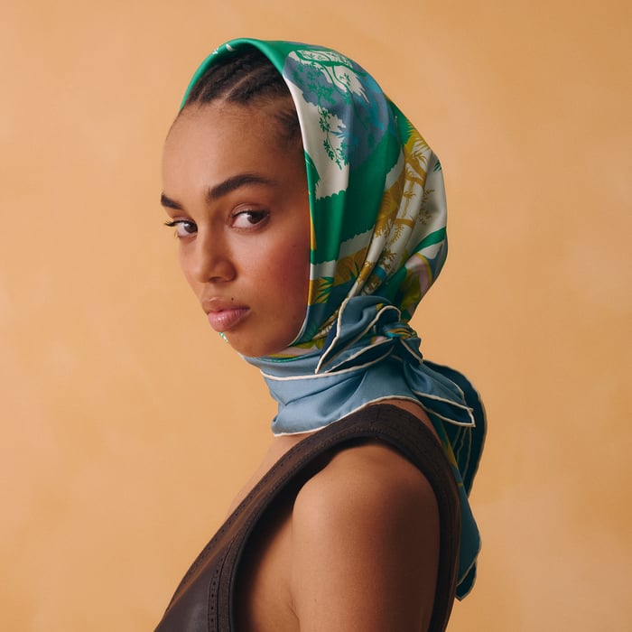 Aloha Double Face Scarf 90