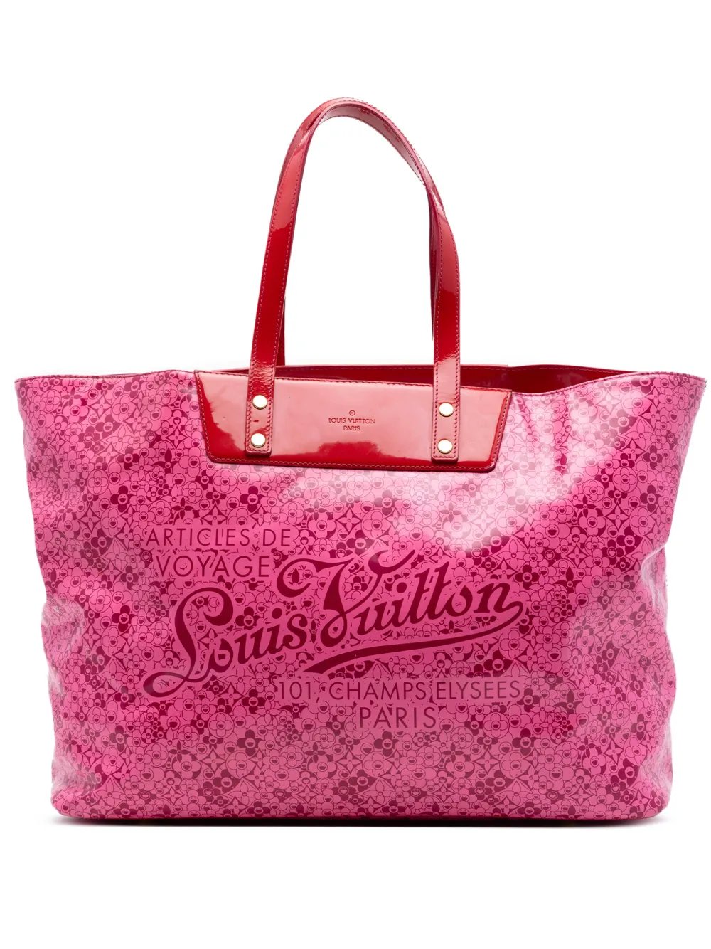 2010 Takashi Murakami Coated Canvas Cosmic Blossom GM tote bag