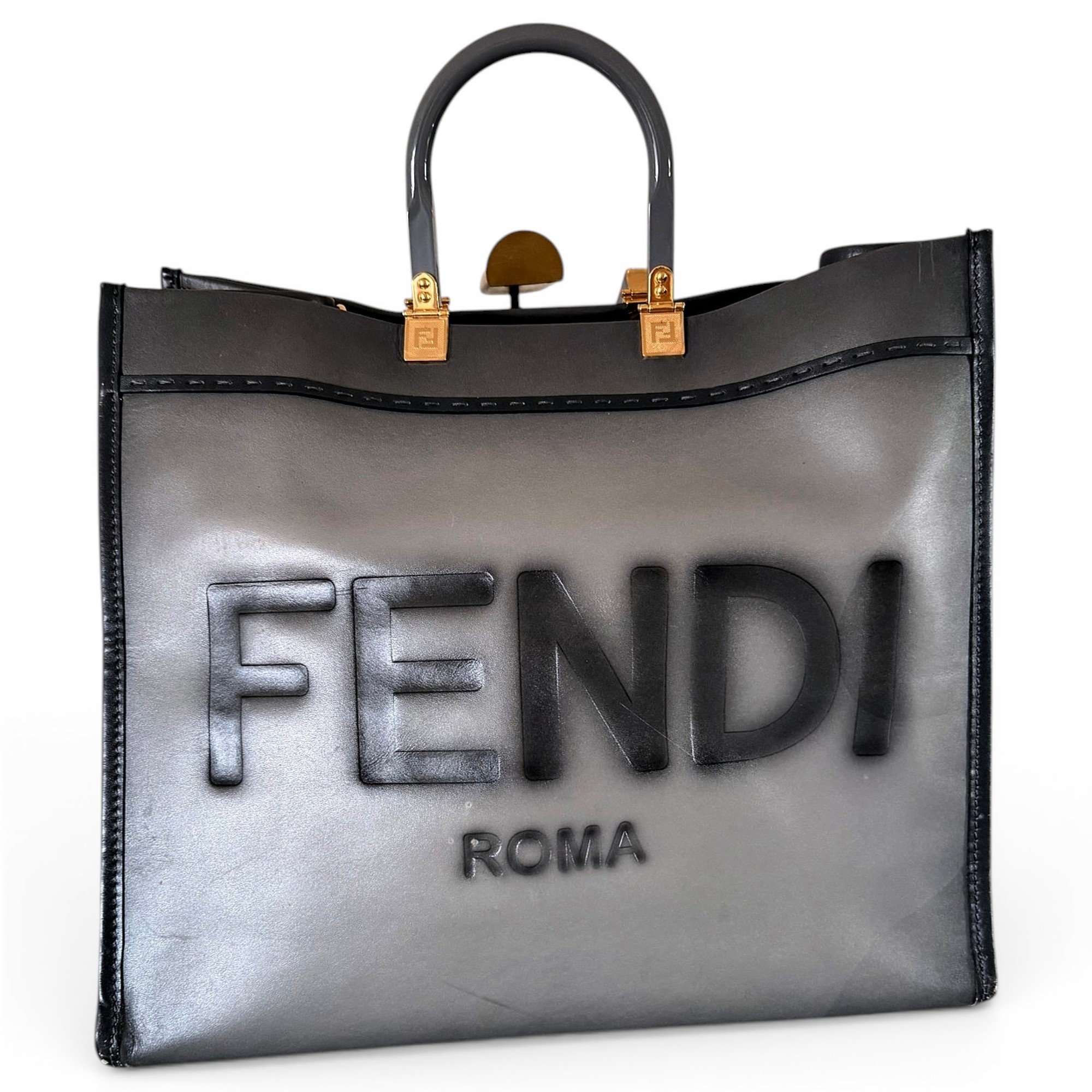 Fendi Sunshine leather tote