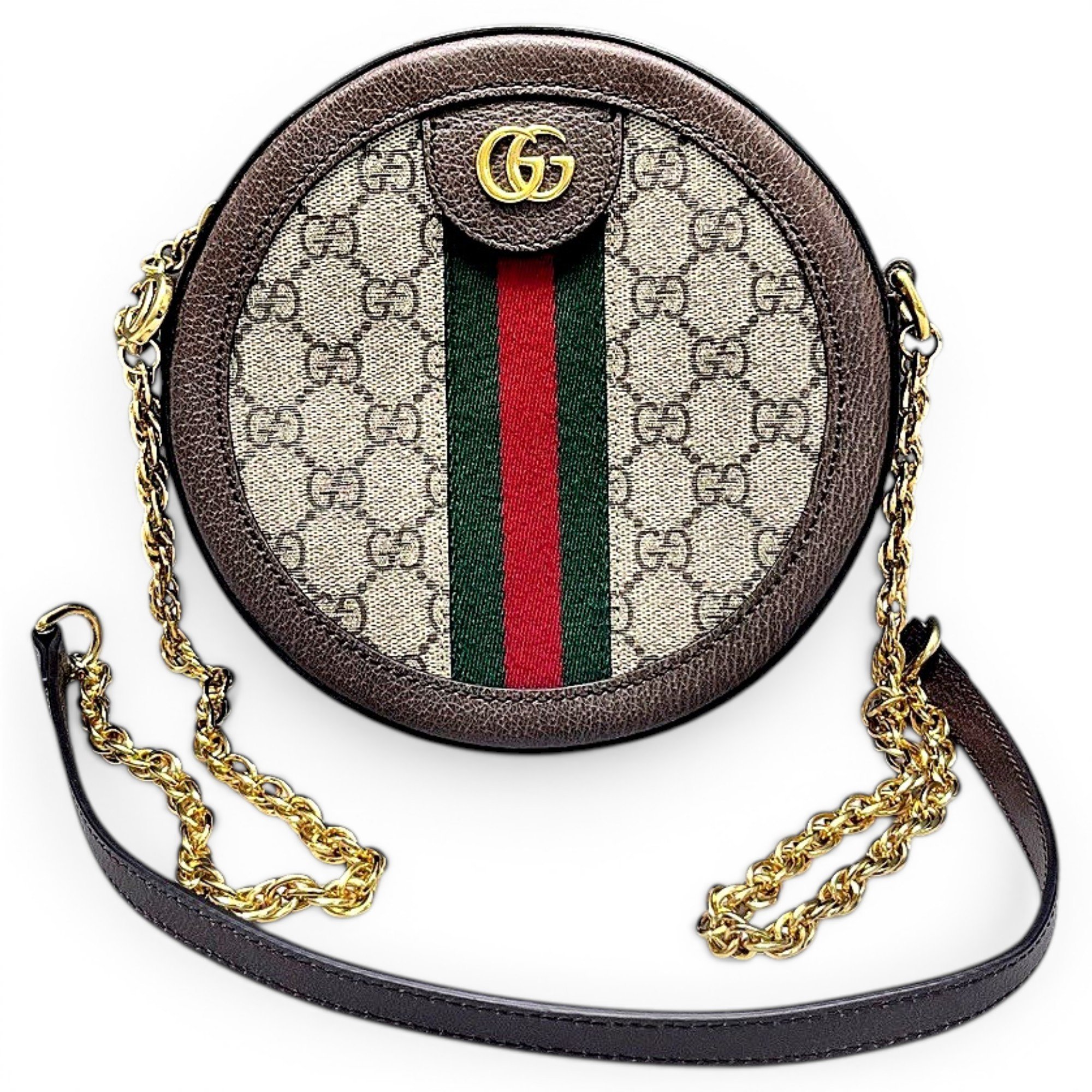 Ophidia Round crossbody bag