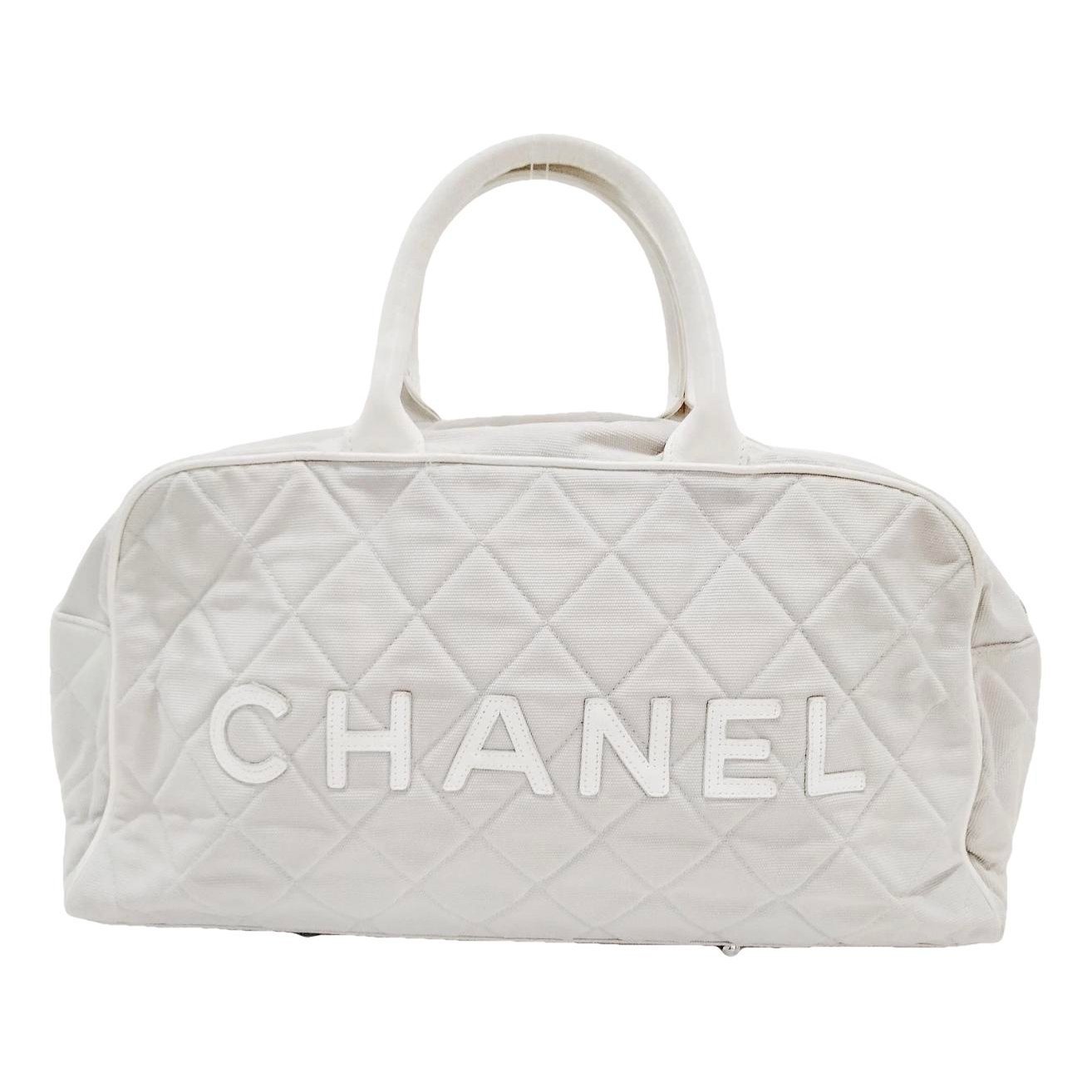 Trendy CC Bowler cloth handbag