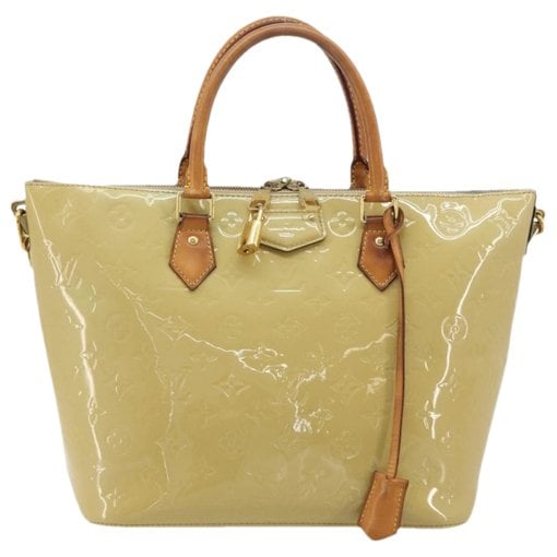Patent leather handbag