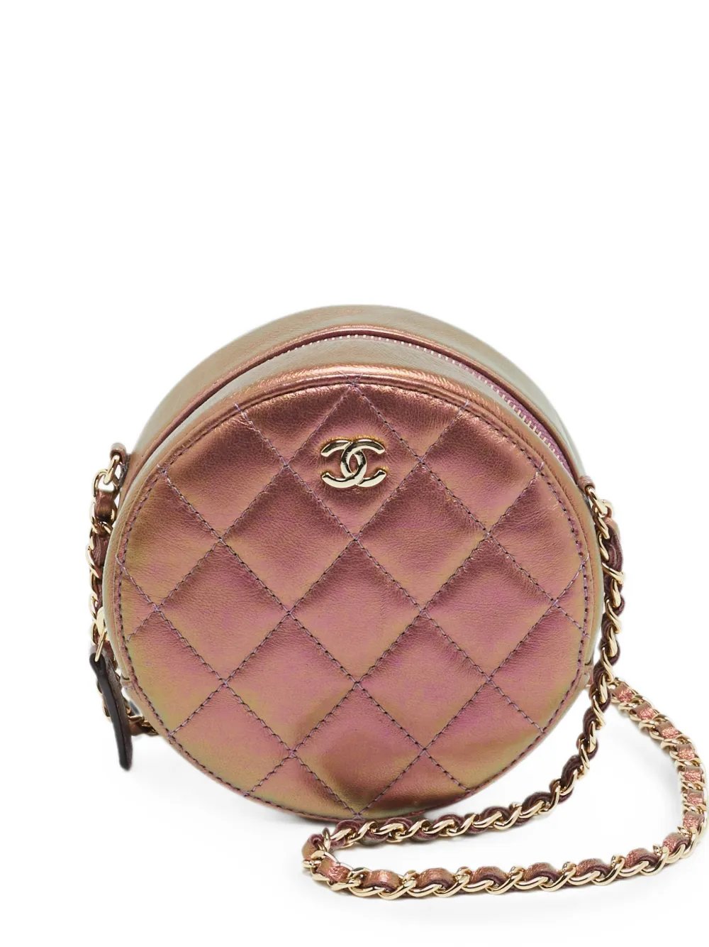CC quilted shoulder bag