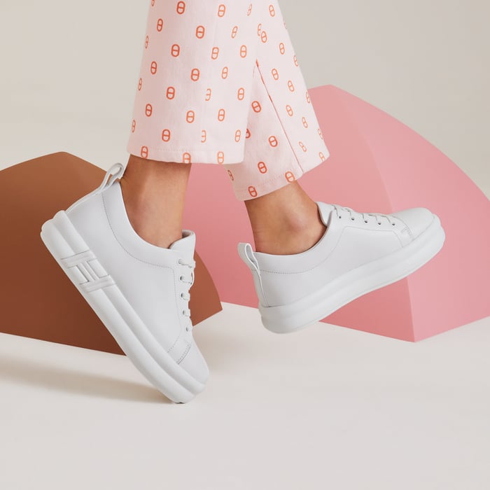Blanc Happy Sneaker