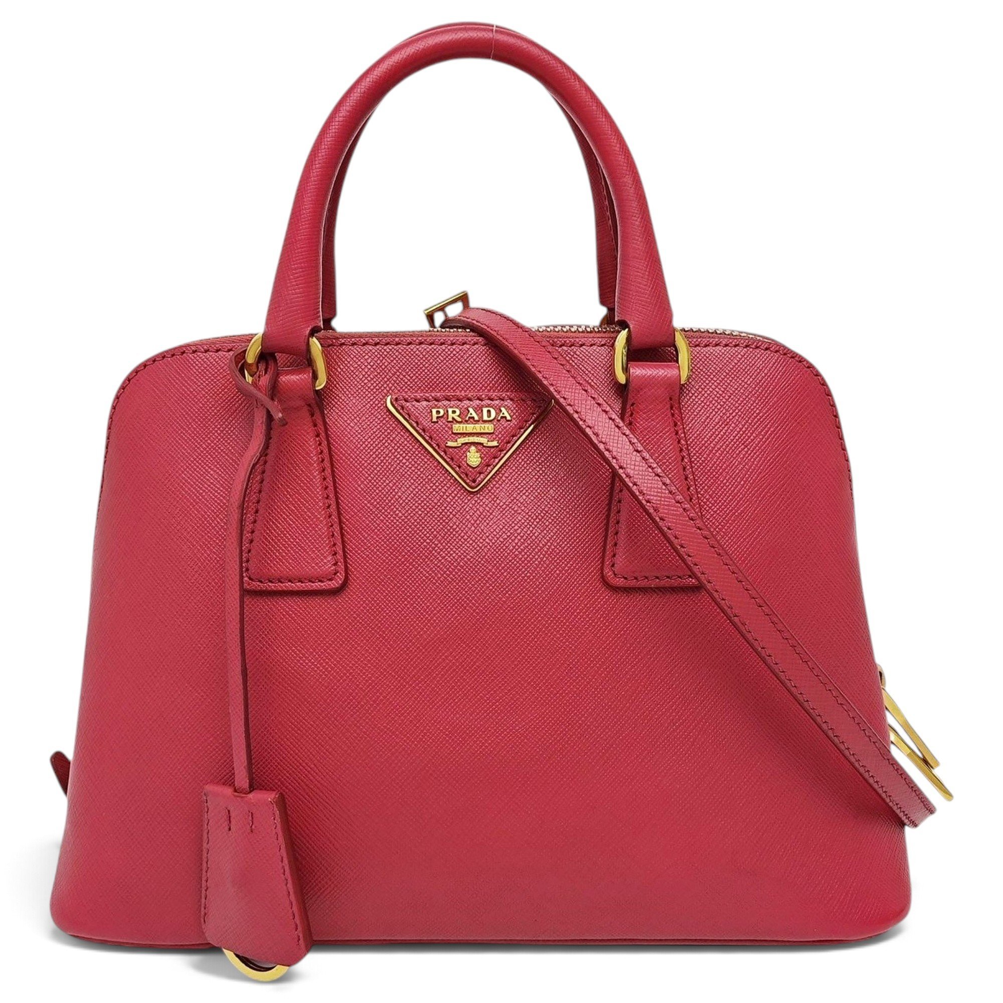 Promenade leather handbag