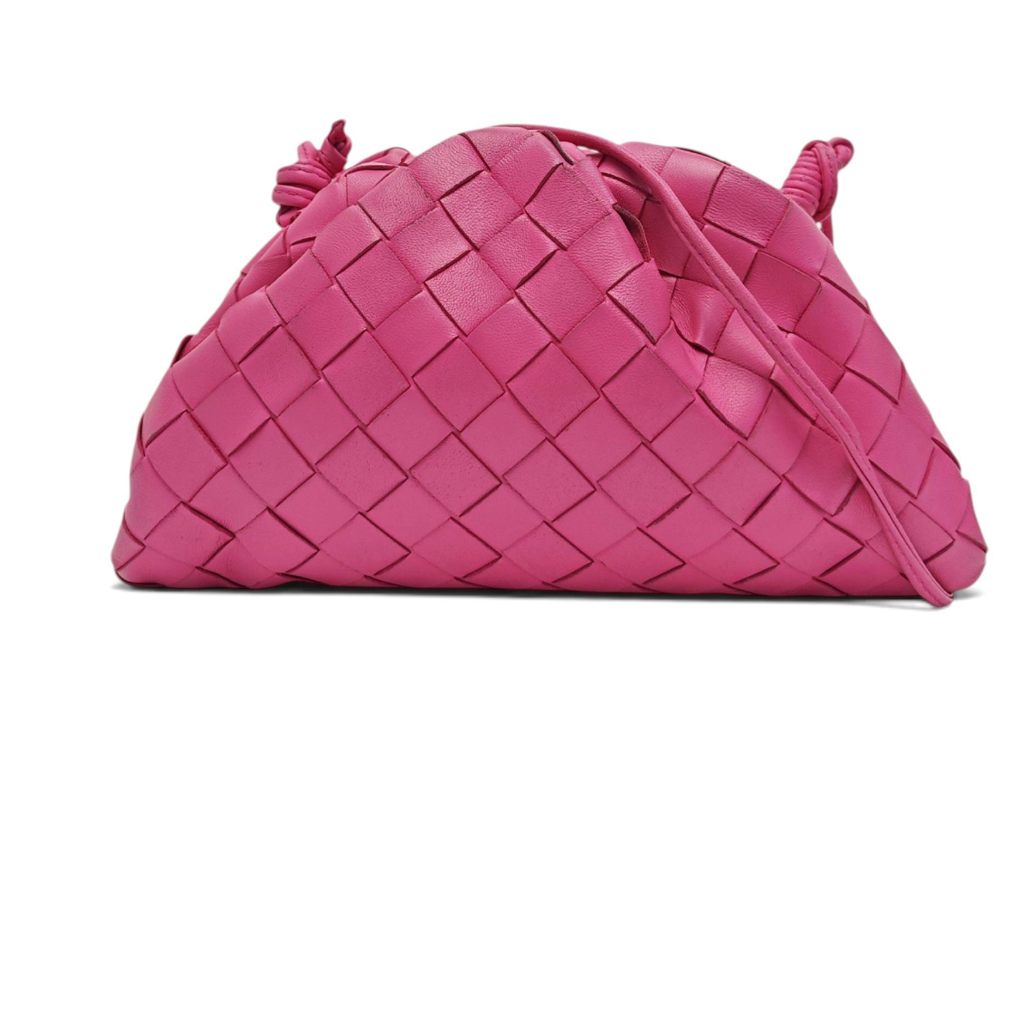 Pouch leather handbag