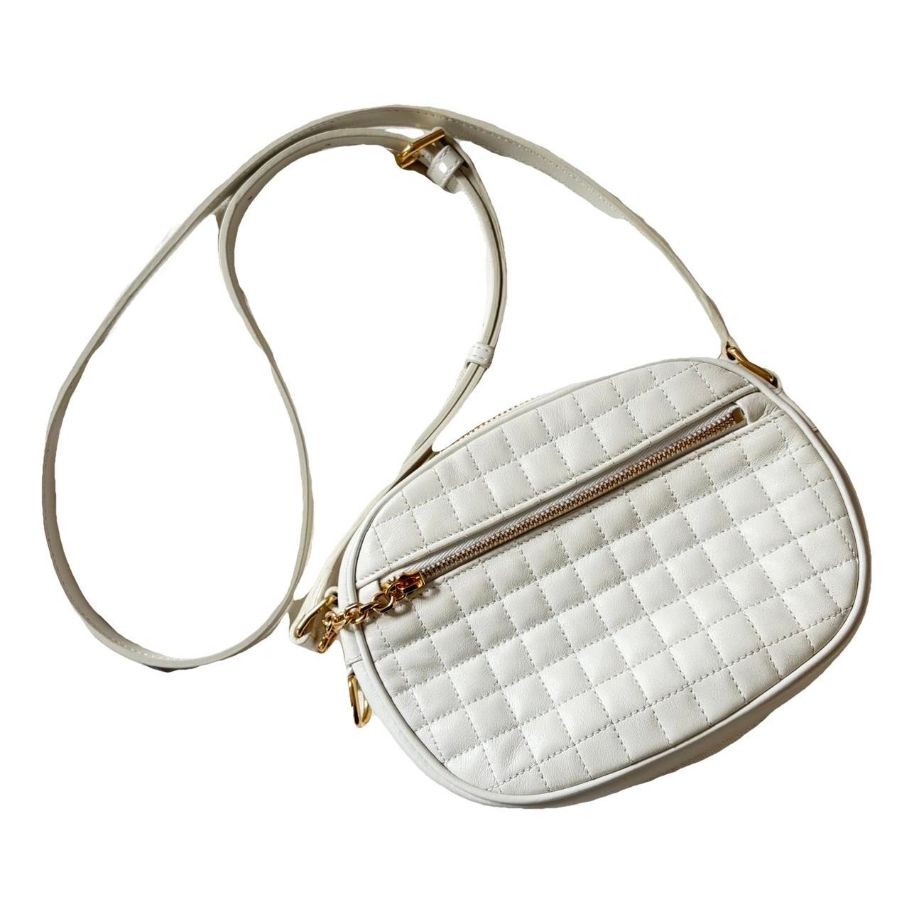 Charm leather crossbody bag
