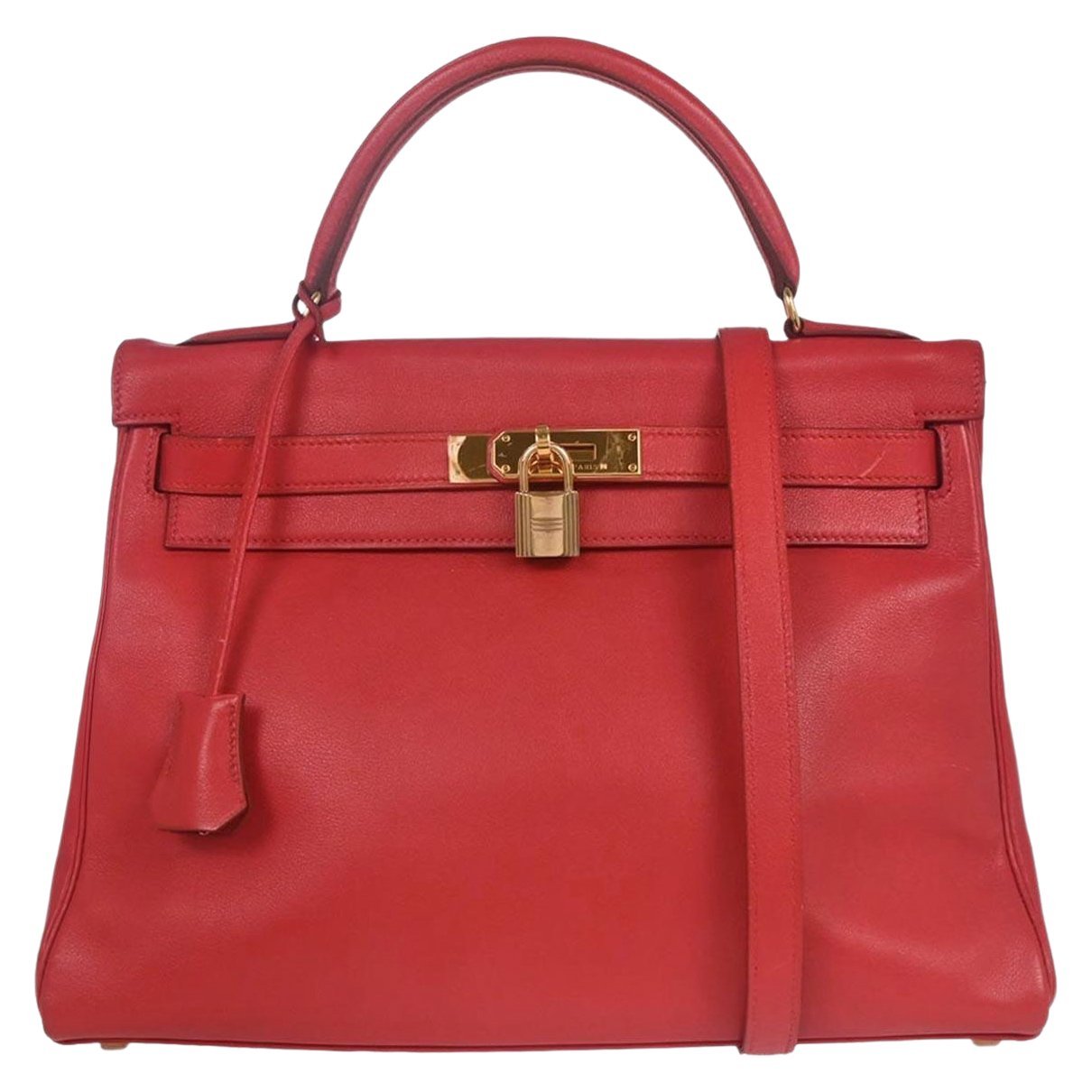 Hermes Kelly 32 Handbag Swift Leather