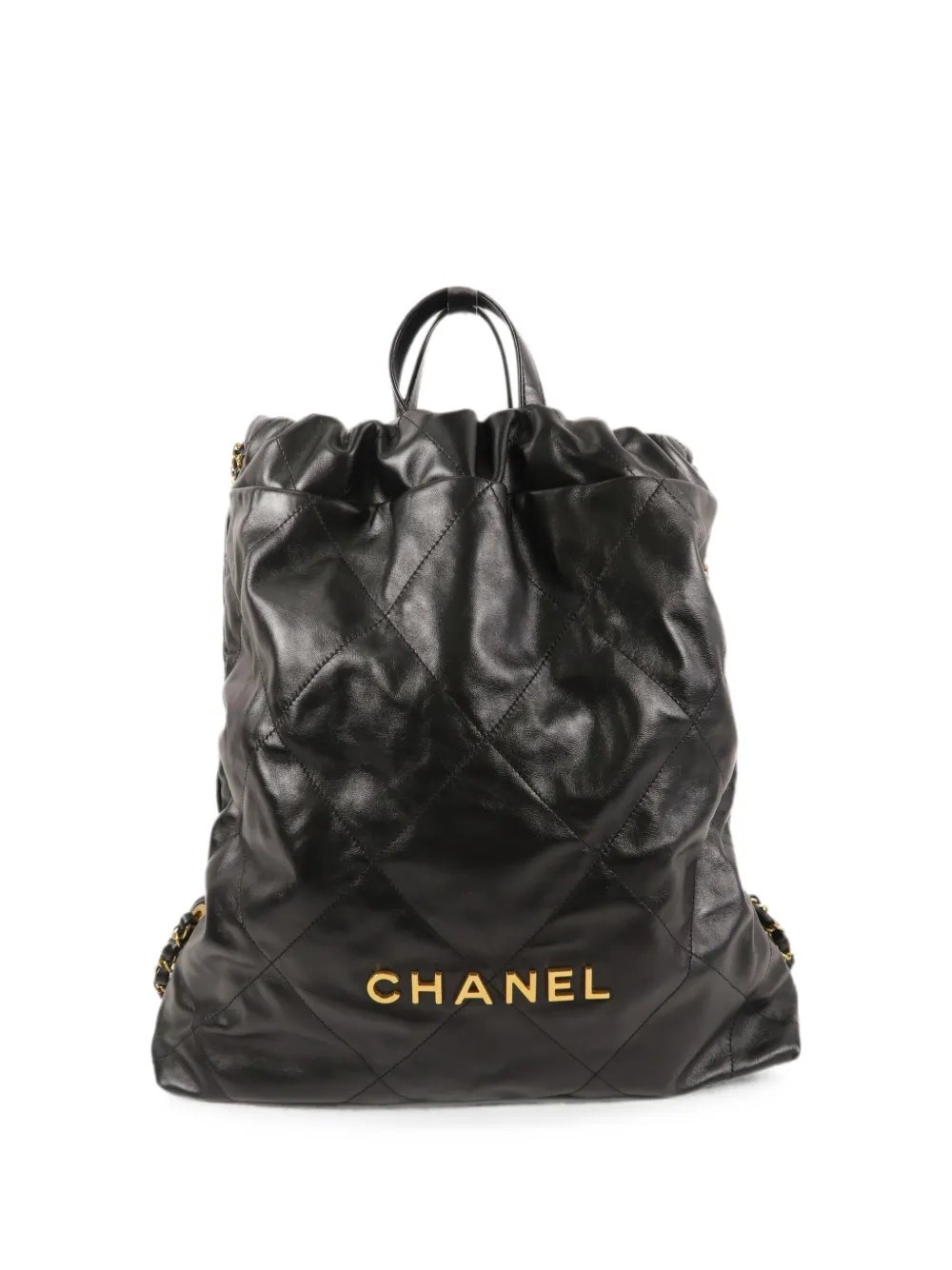 Chanel 22 diamond-quilted backpack