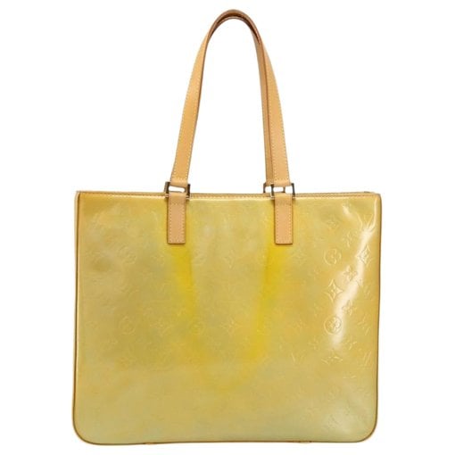 Columbus patent leather tote