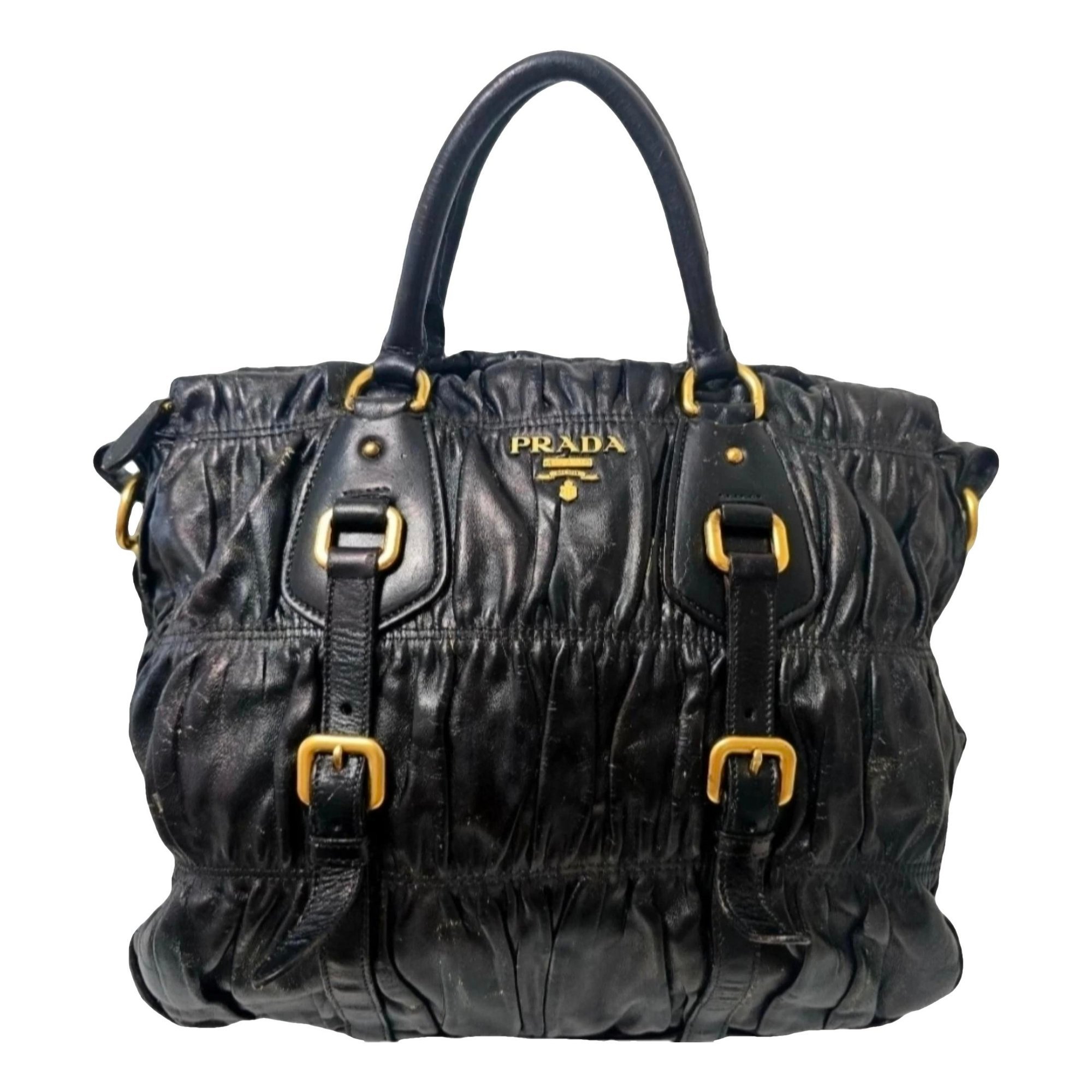 Diagramme leather handbag