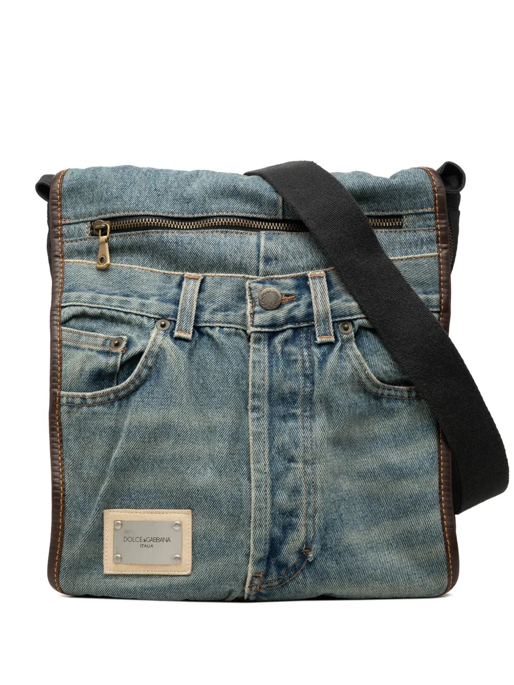 Dolce & Gabbana 2010-2026 Denim Jeans Messenger Bag crossbody bag