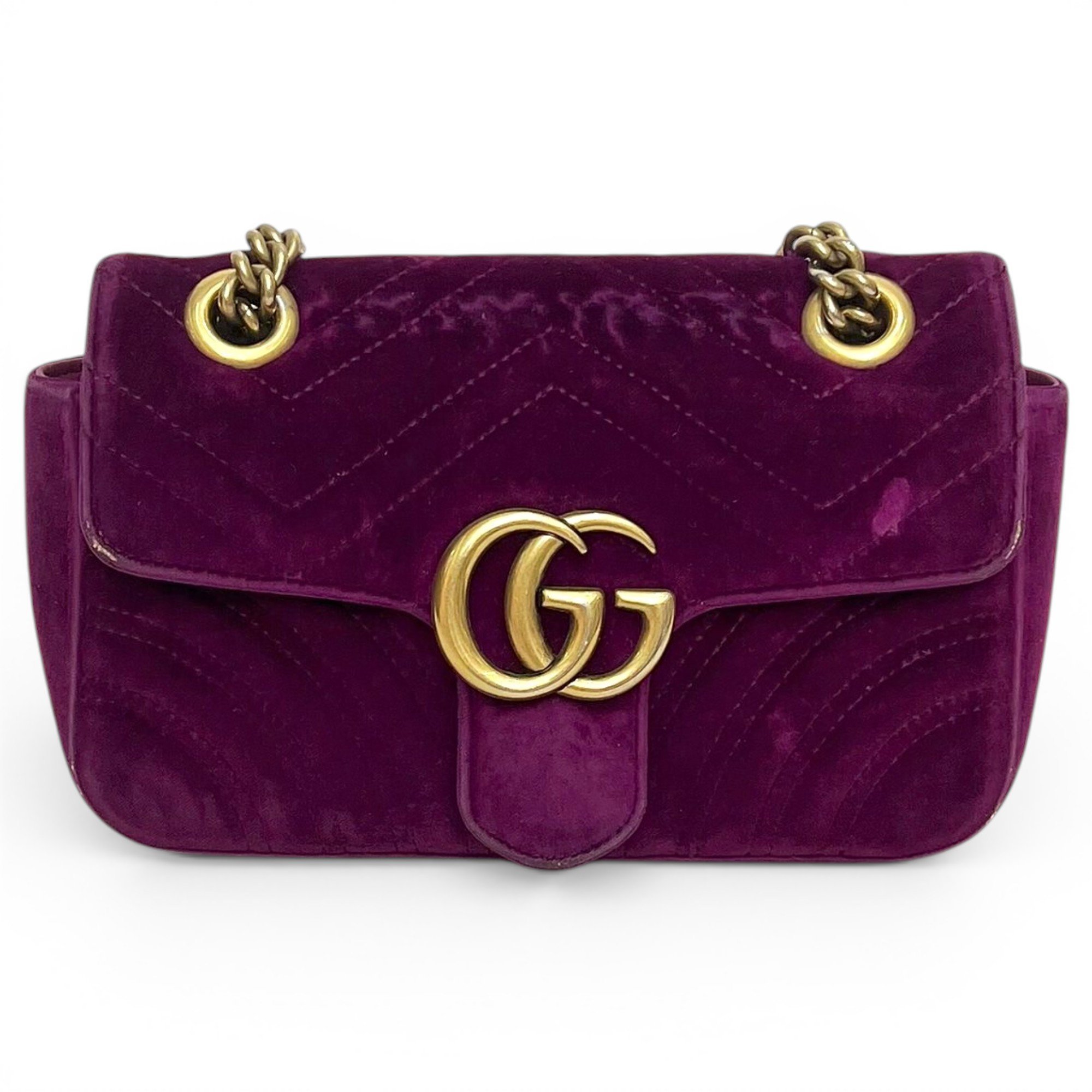 Velvet handbag