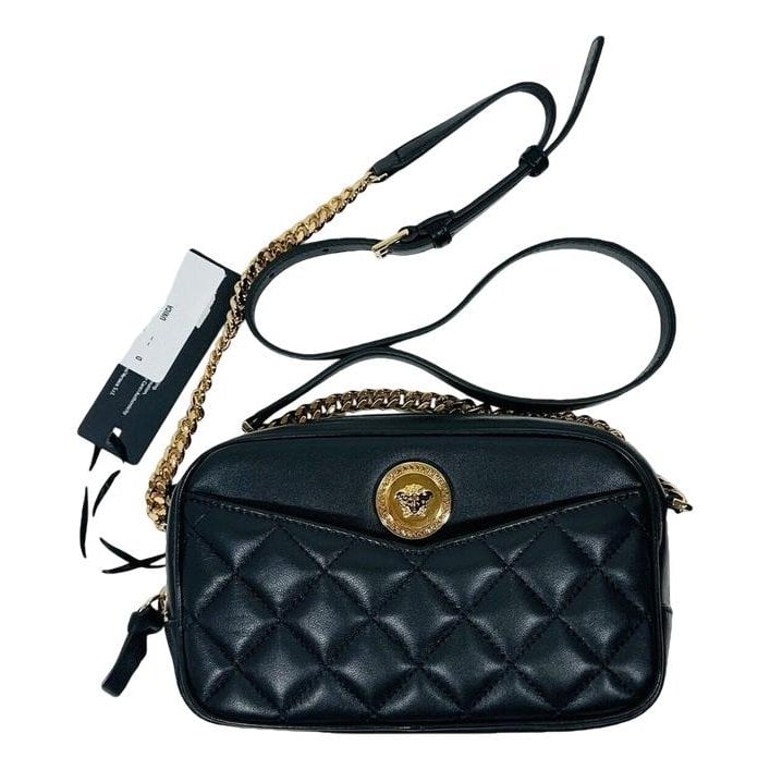 Versace Icon leather crossbody bag