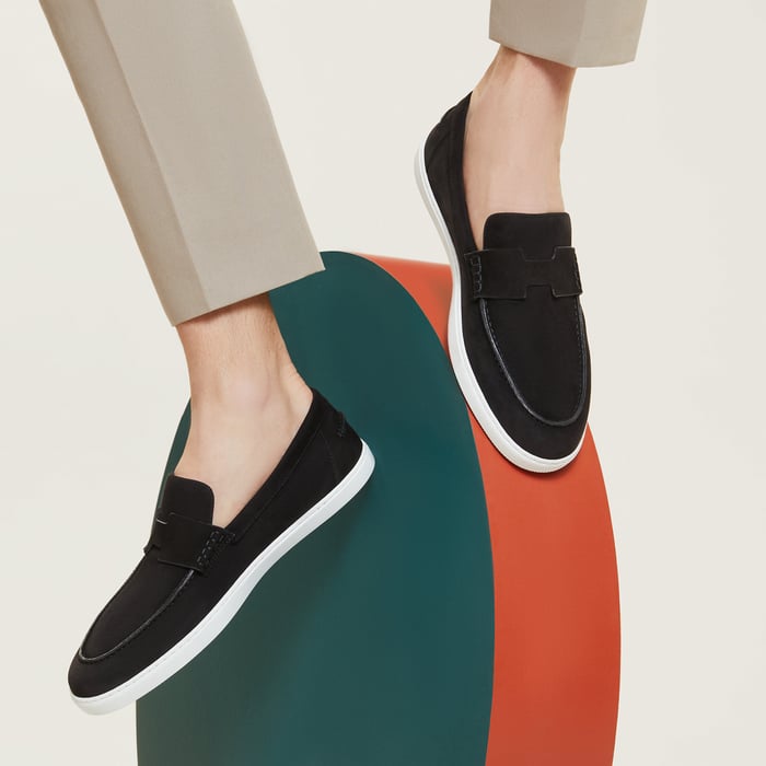 Noir Mocassins Job