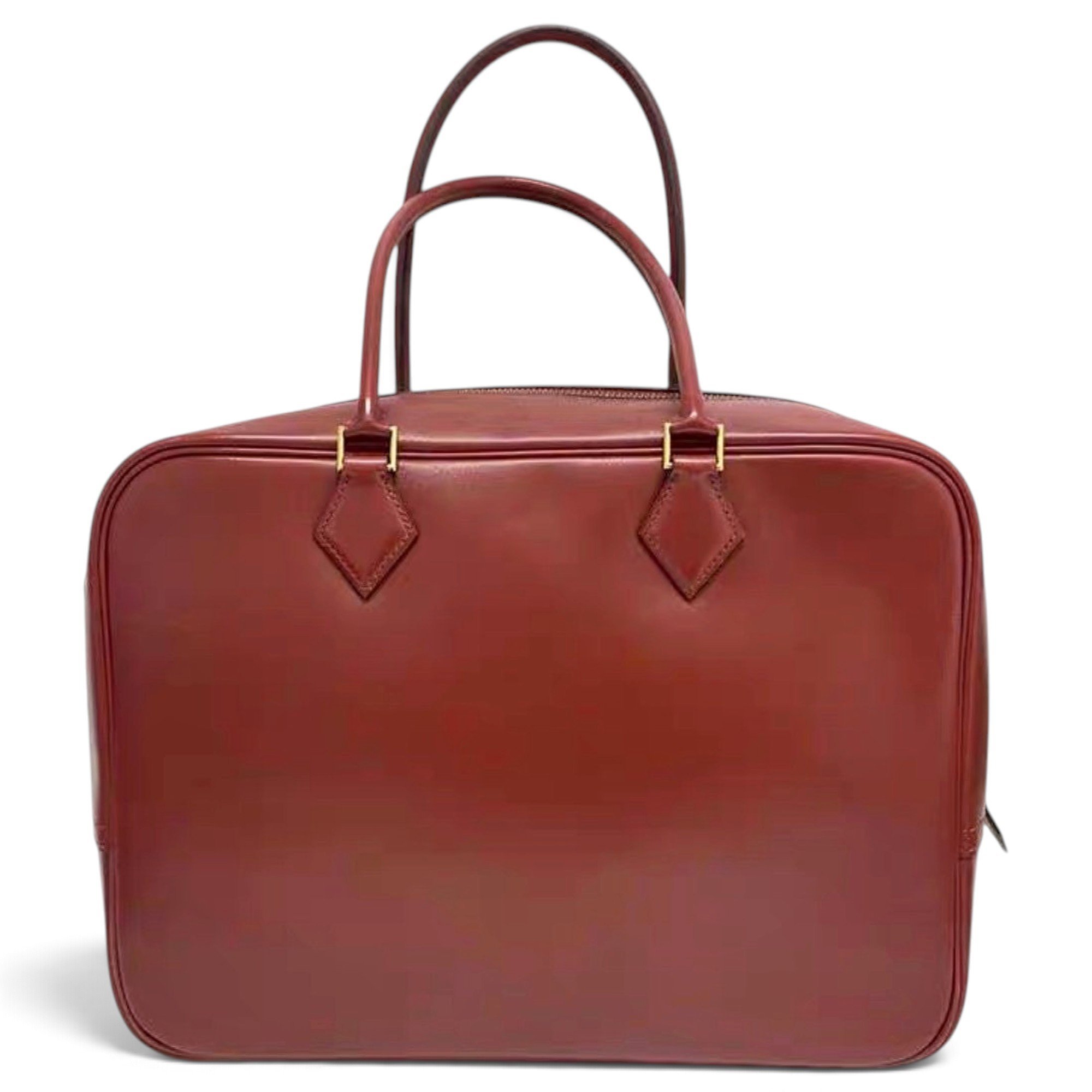 Plume leather handbag