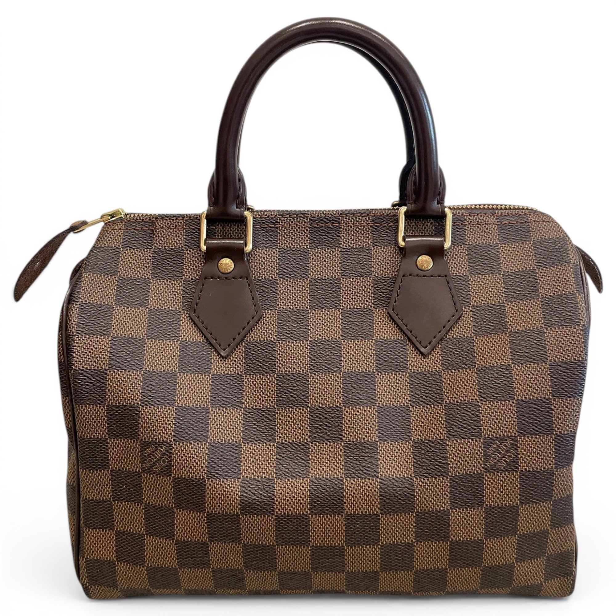 Speedy leather handbag