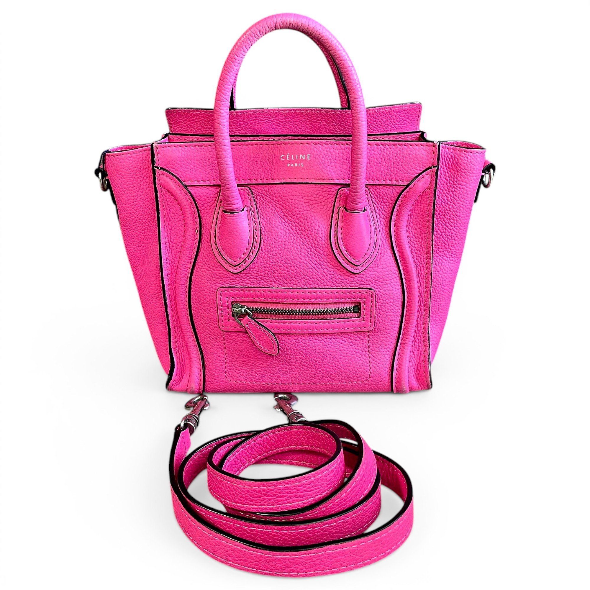 Nano Luggage leather handbag