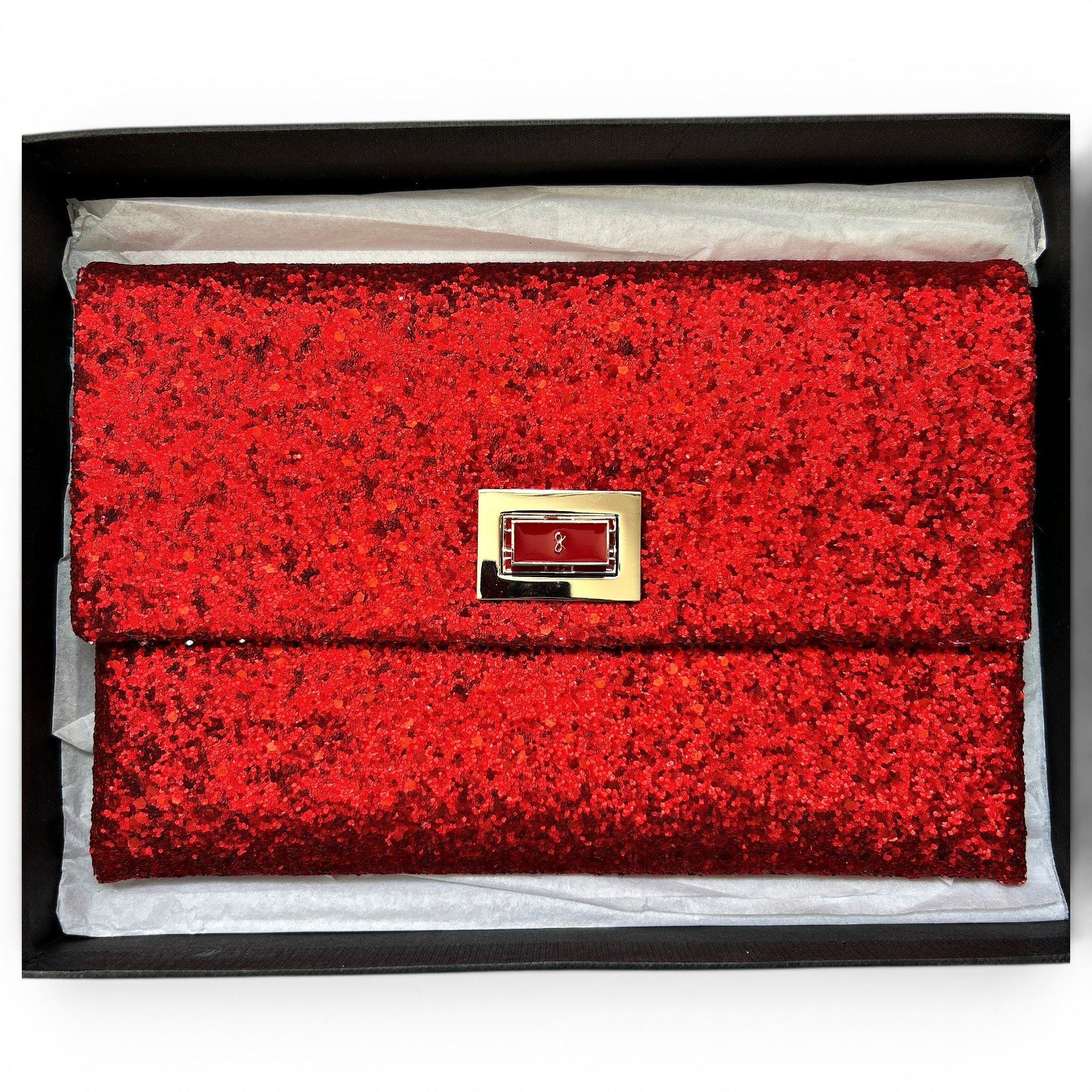 Anya Hindmarch Glitter clutch bag