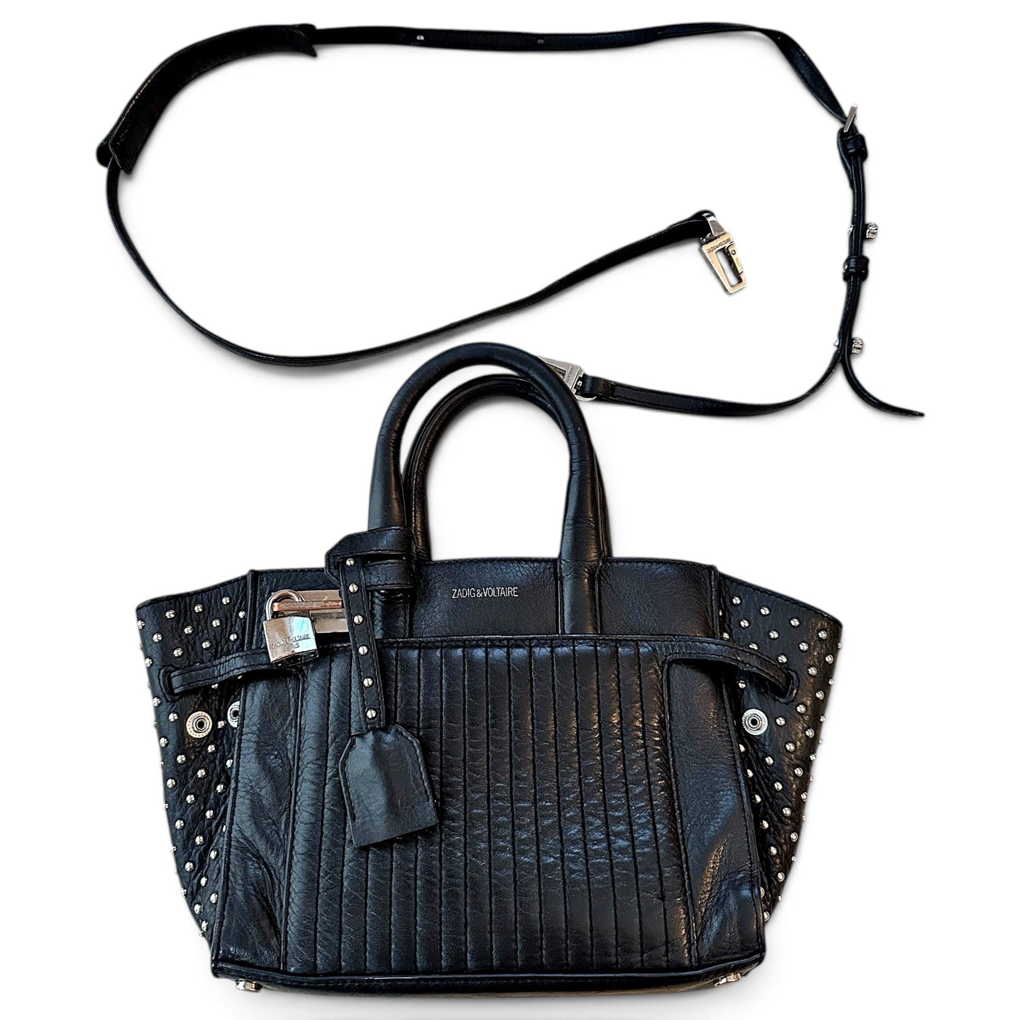 Candide leather handbag
