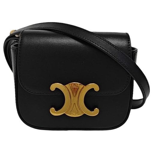 Triomphe leather mini bag