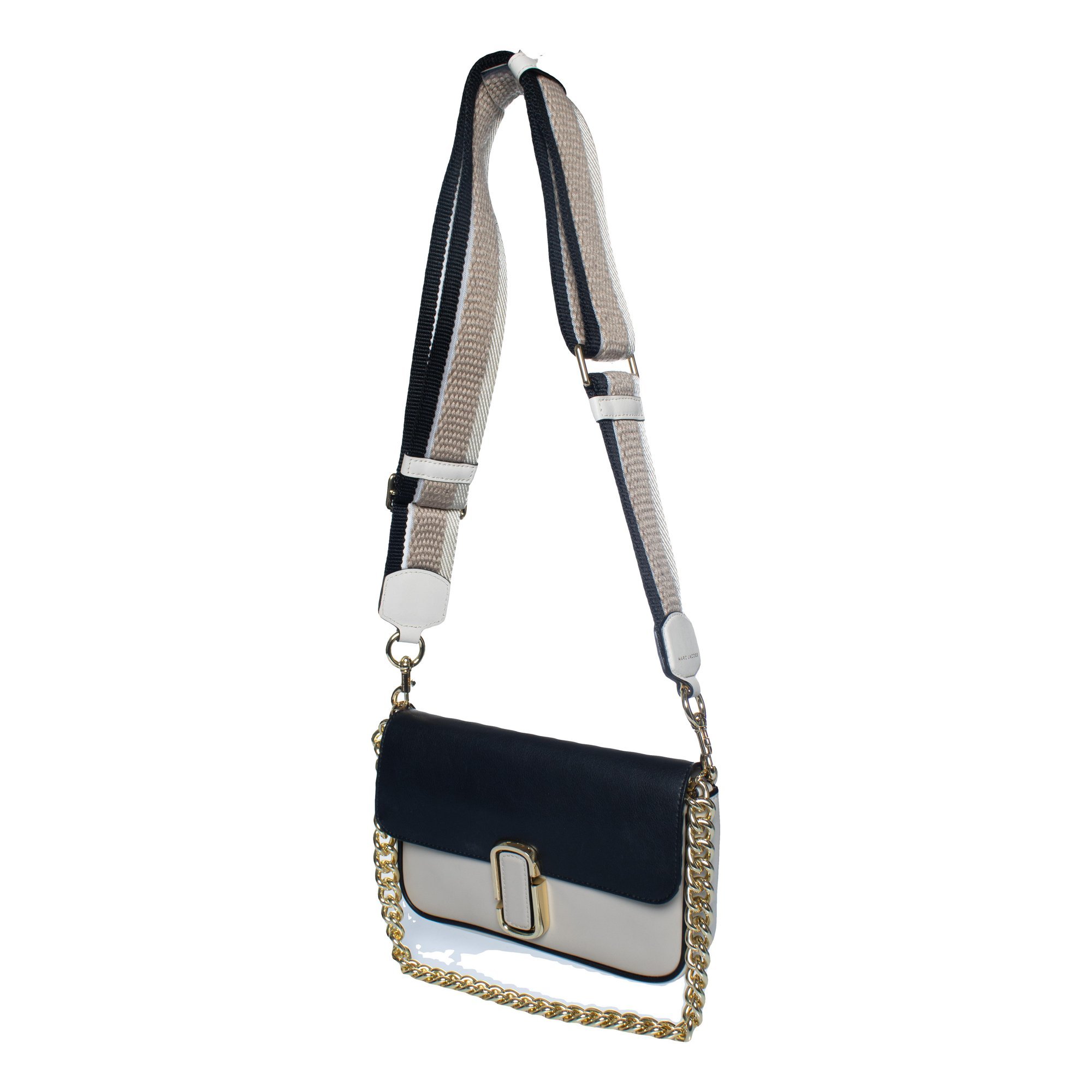 Snapshot leather handbag
