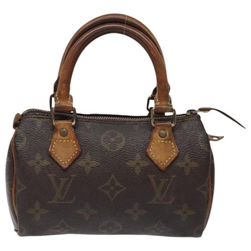 Speedy leather handbag