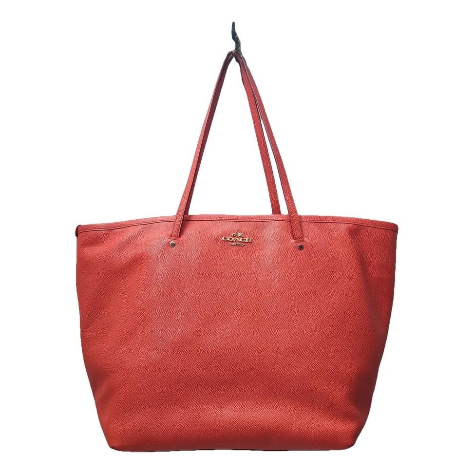 Leather tote