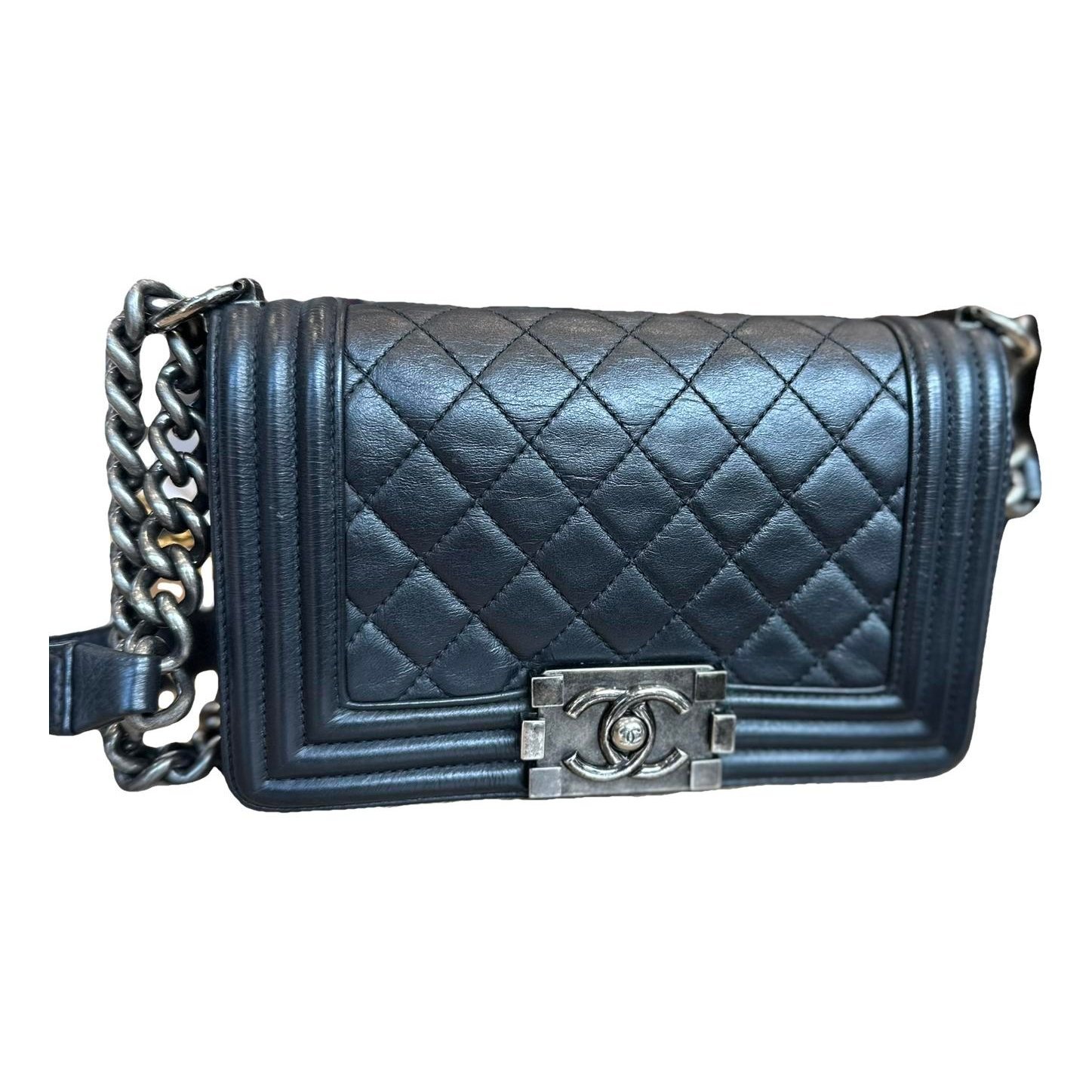 Boy leather crossbody bag