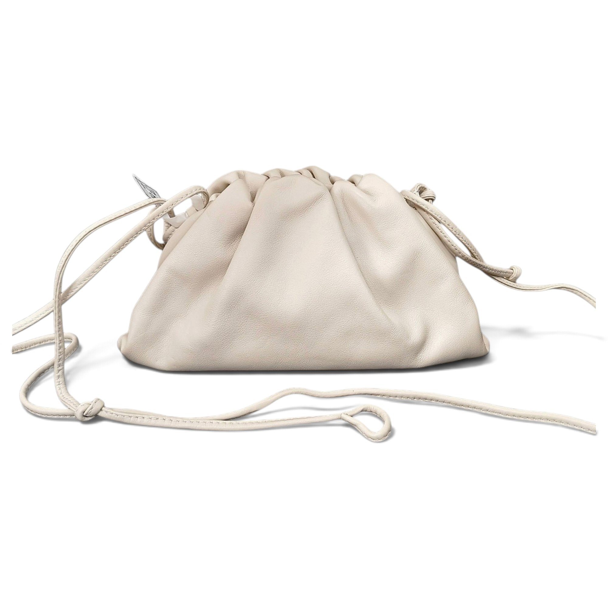 Pouch leather handbag