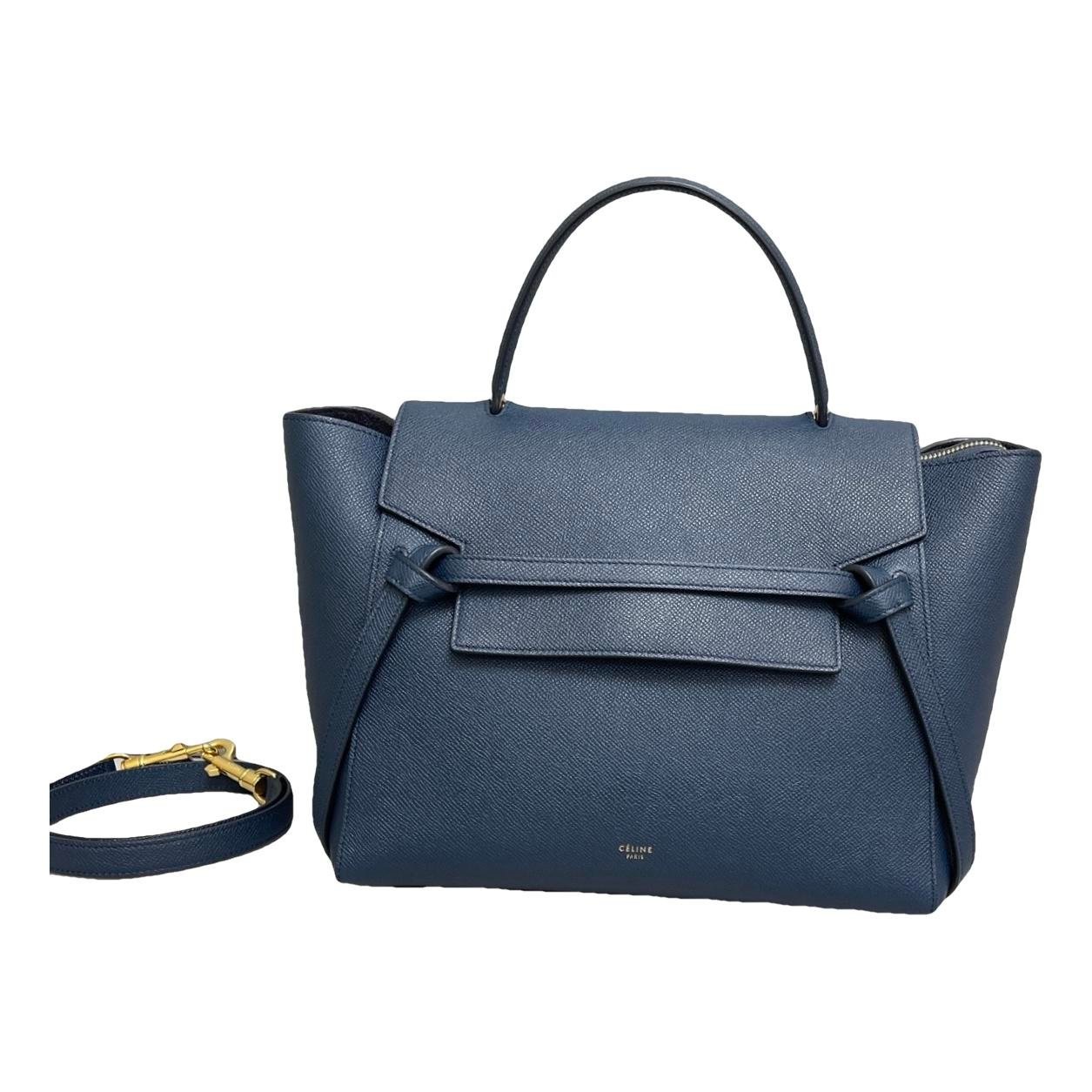 Belt leather handbag