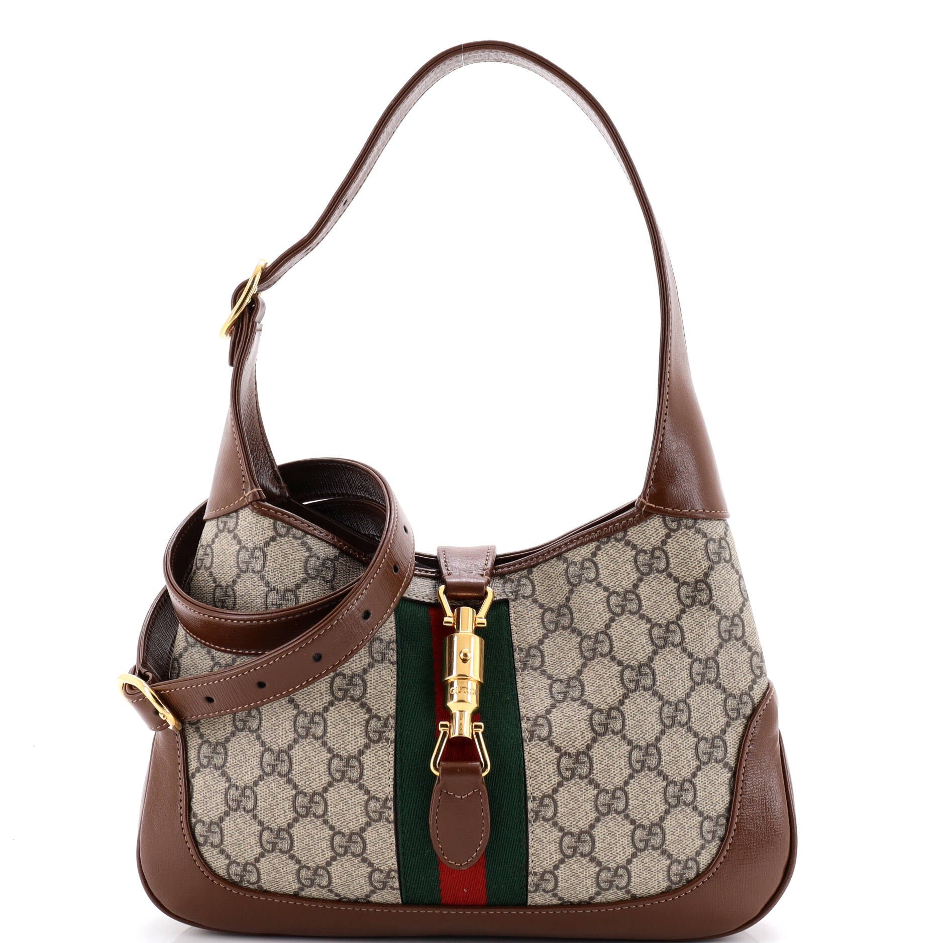 Jackie 1961 Hobo GG Coated Canvas Small