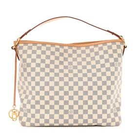 Louis Vuitton Damier Azur Delightful MM Pink