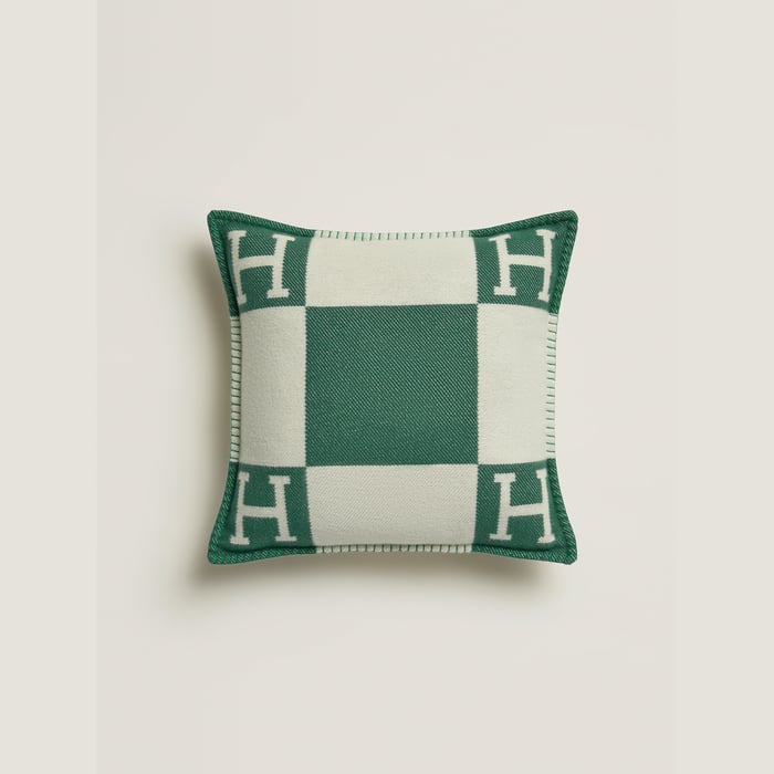 Vert Cèdre Avalon Pillow, Small Model