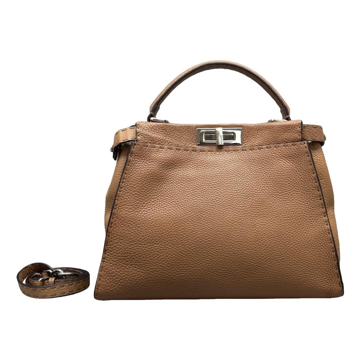 Peekaboo leather crossbody bag