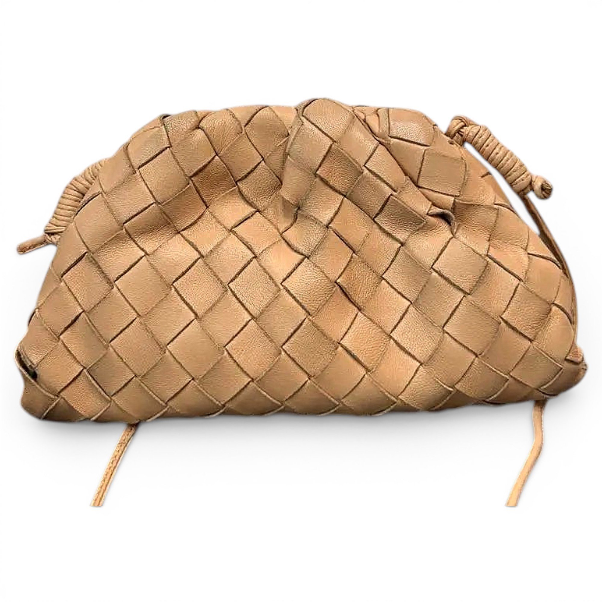 Pouch leather crossbody bag