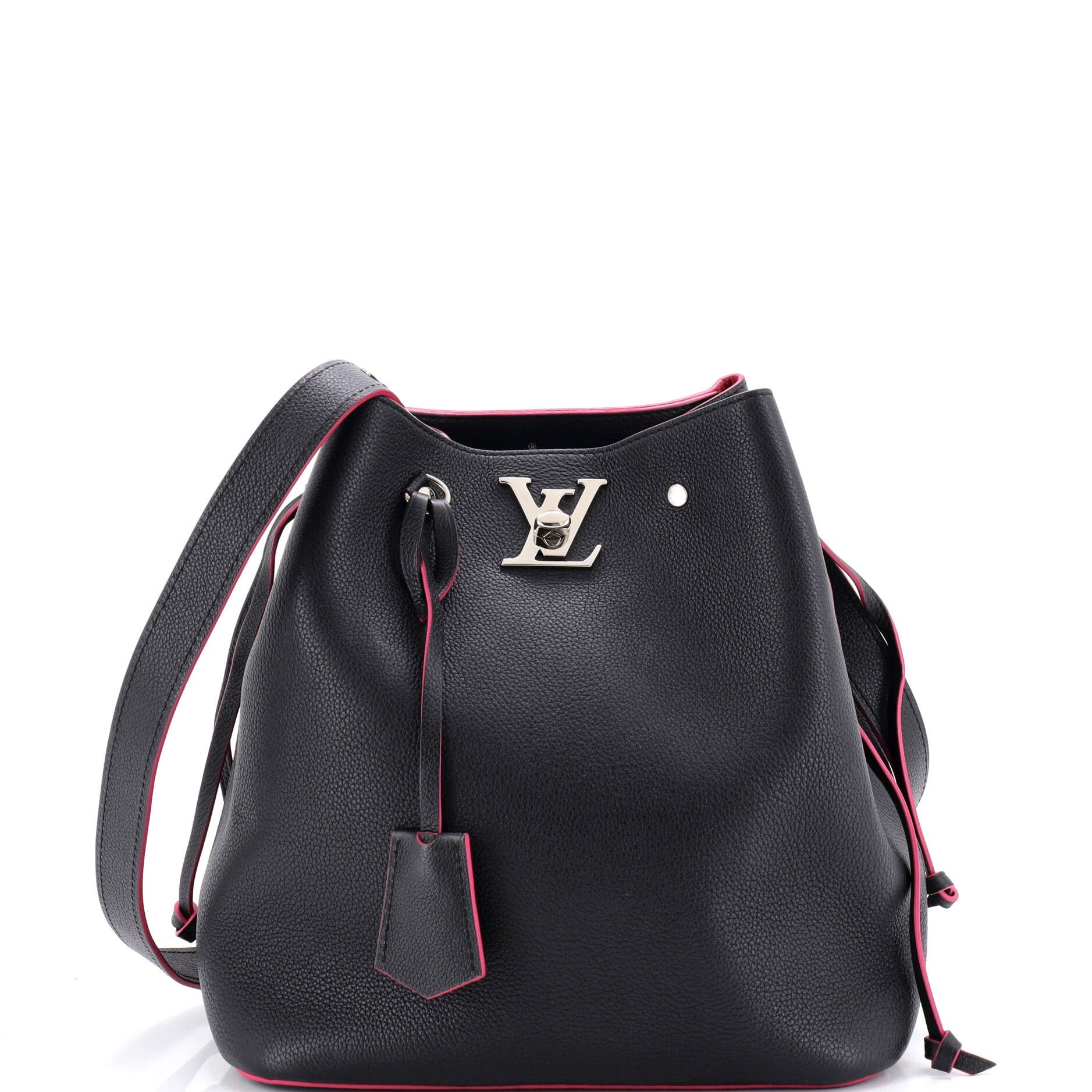 Louis Vuitton Lockme Bucket Bag Leather