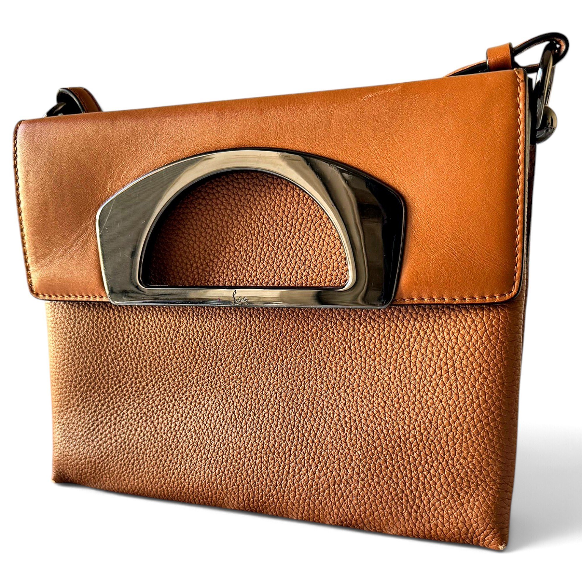 Passage leather handbag