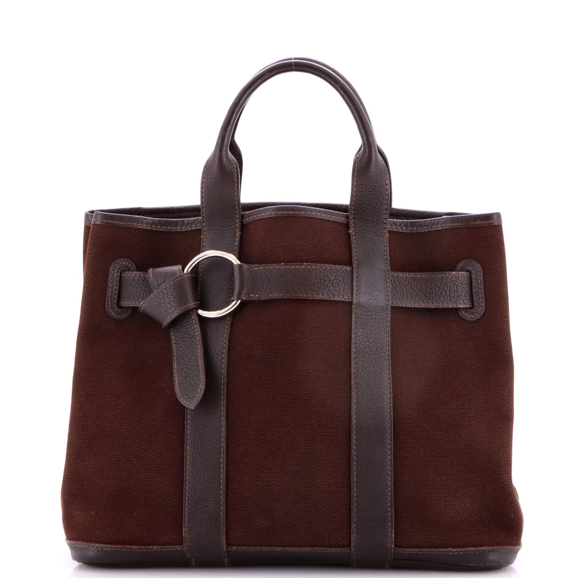 Leather tote