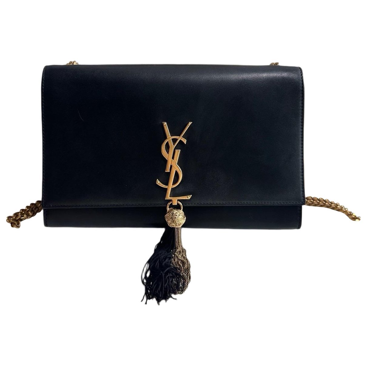 Pompom Kate leather handbag
