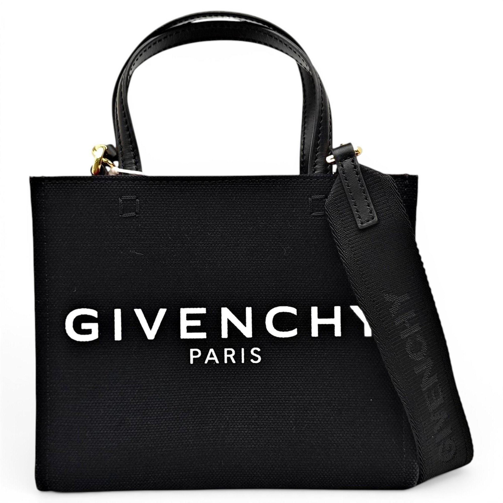 G Tote leather handbag