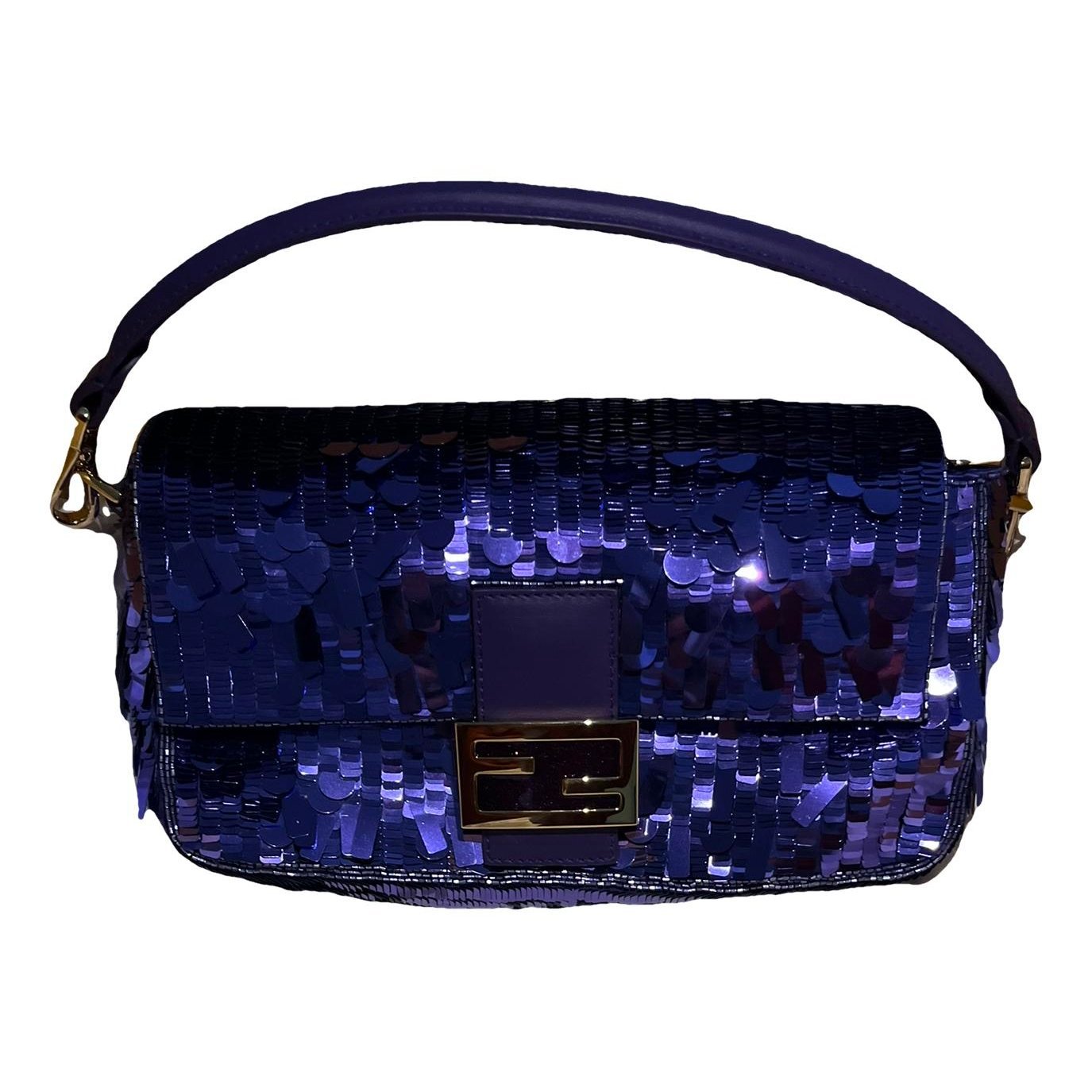 Baguette glitter handbag