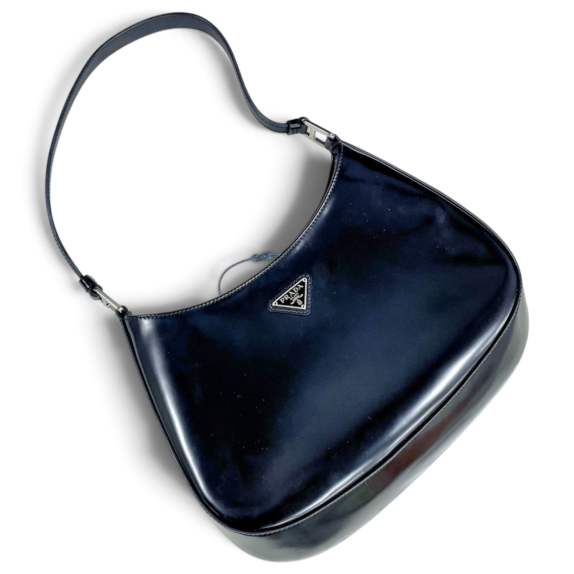 Cleo patent leather handbag