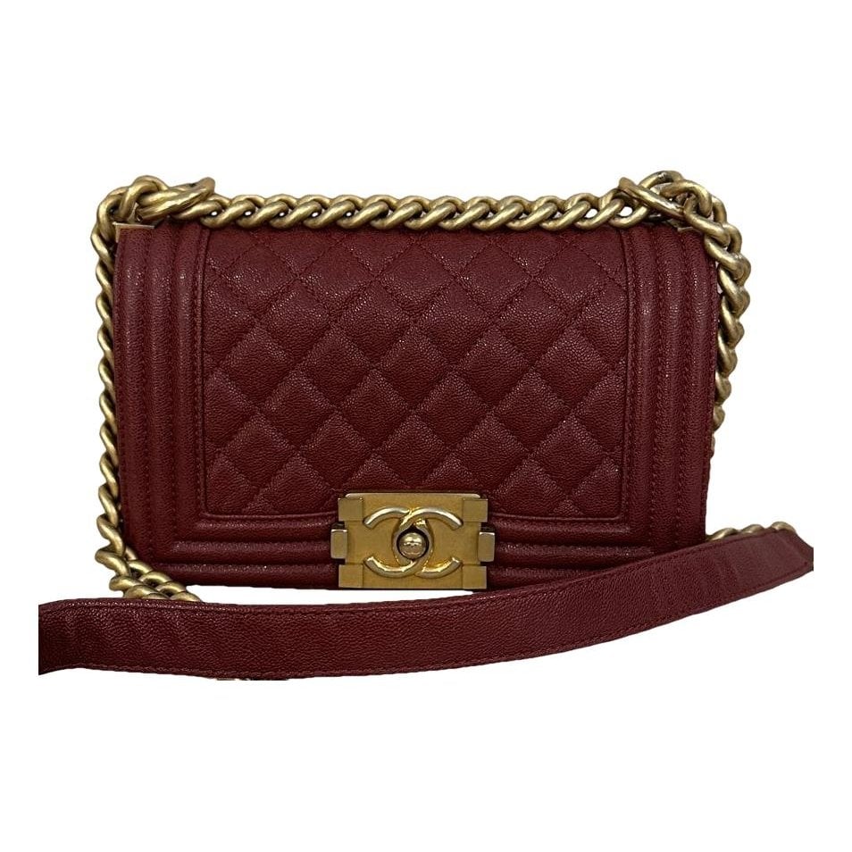 Boy leather crossbody bag