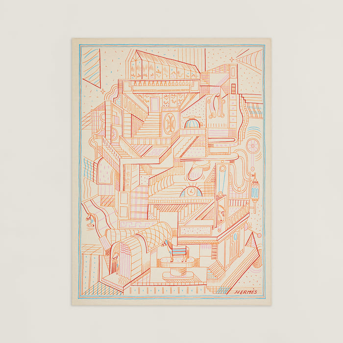 Terracotta Etages Du Faubourg Blanket