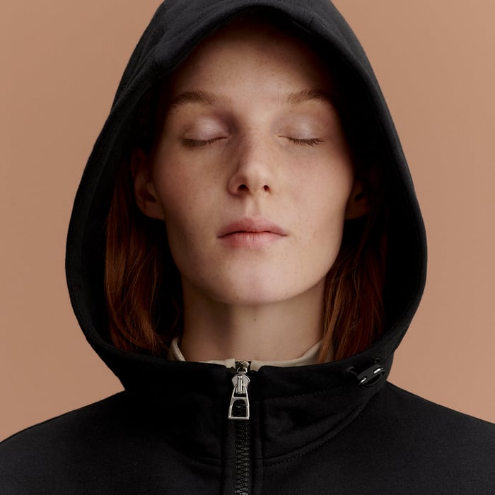 Noir Hermès Fit Sweatshirt