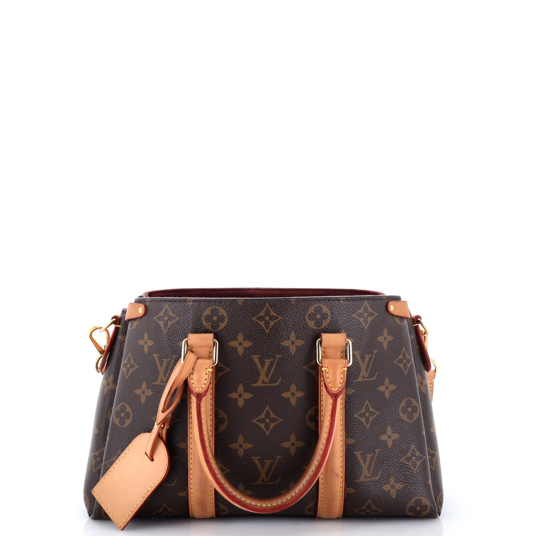 Soufflot Tote Monogram Canvas with Leather BB