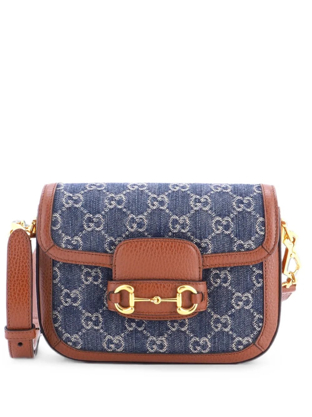 Horsebit 1955 GG Denim Mini shoulder bag